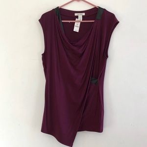 NWT White House Black Market Purple Top
